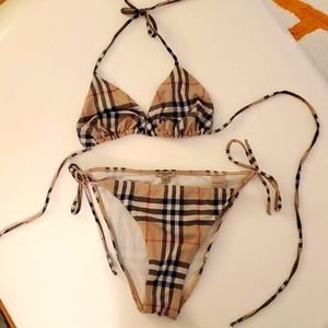Burberry 2 piece swim suit